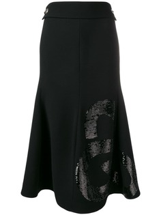 Victoria Beckham юбка с пайетками