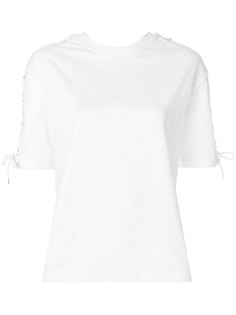McQ Alexander McQueen lace-up detail T-shirt