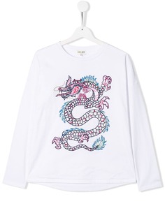 Kenzo Kids толстовка с принтом
