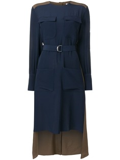 Chloé платье-рубашка в двух тонах
