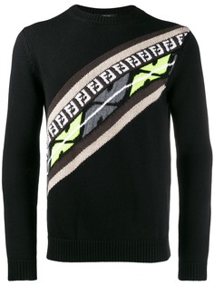 Fendi свитер с логотипом FF