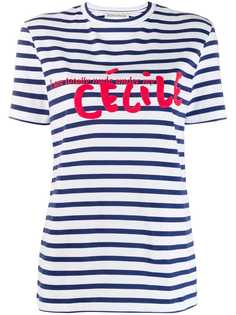 Être Cécile полосатая футболка с логотипом