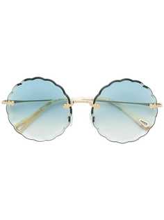 Chloé Eyewear солнцезащитные очки в круглой оправе