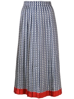 Valentino юбка с принтом Optical V