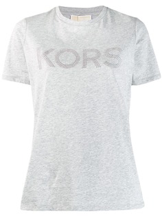 Michael Michael Kors футболка с заклепками и логотипом