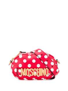 Moschino поясная сумка в горох