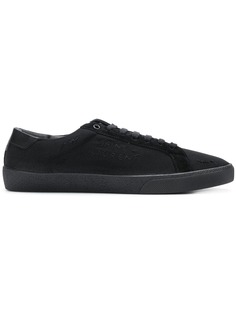 Saint Laurent кеды Court Classic с вышивкой логотипа