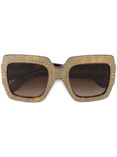 Gucci Eyewear солнцезащитные очки декорированные кристаллами