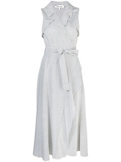 Diane von Furstenberg платье в полоску с запахом