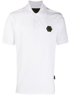 Philipp Plein рубашка-поло с металлическим логотипом
