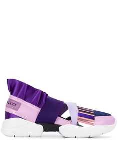 Emilio Pucci кроссовки City Up c оборкой