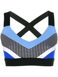 No Ka Oi colour block cropped top