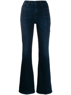 7 For All Mankind расклешенные брюки из денима