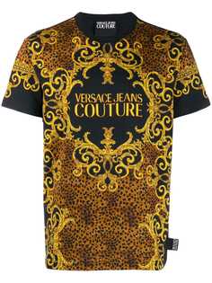 Versace Jeans Couture футболка с цветочным принтом