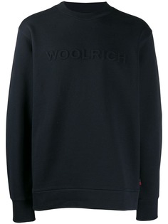 Woolrich толстовка с тисненым логотипом