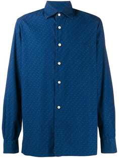 Kiton рубашка в мелкую точку