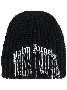 Palm Angels шапка бини с логотипом