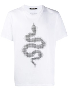 Roberto Cavalli футболка Glass Serpent