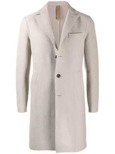 Eleventy однобортное пальто узкого кроя