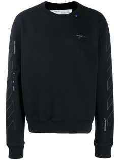 Off-White толстовка с принтом Arrow