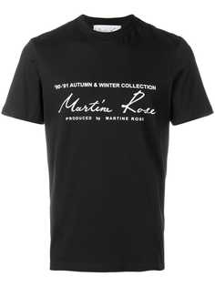 Martine Rose футболка с принтом логотипа