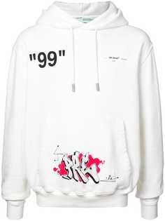 Off-White толстовка с капюшоном