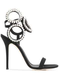 Giuseppe Zanotti босоножки с декоративной отделкой на щиколотке