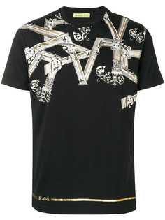 Versace Jeans футболка с круглым вырезом и принтом