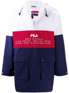 Fila куртка в стиле колор-блок с капюшоном