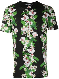 Dolce & Gabbana футболка с цветочным принтом