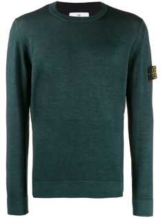 Stone Island толстовка с нашивкой-логотипом