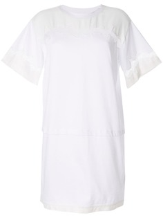 3.1 Phillip Lim платье-футболка с кружевными вставками