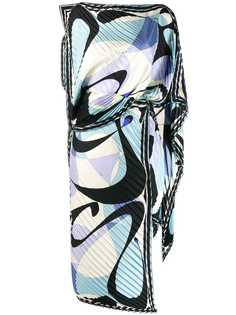 Emilio Pucci плиссированное платье асимметричного кроя