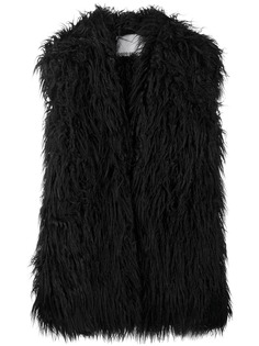 Paco Rabanne faux-fur oversized gilet