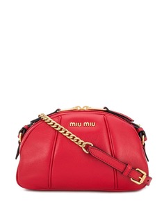 Miu Miu logo crossbody bag