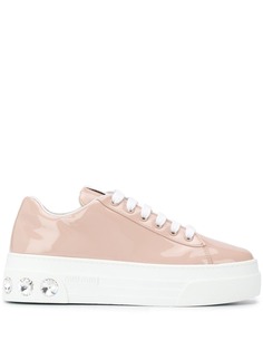 Miu Miu embellished platform sneakers