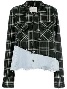 Greg Lauren Christian Studio plaid shirt