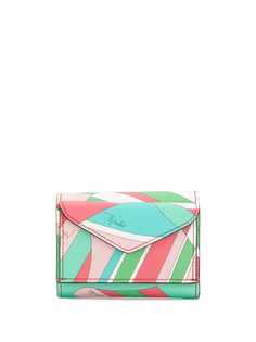 Emilio Pucci мини-кошелек в три сложения с принтом