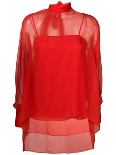 Emilio Pucci блузка с завязкой на вороте