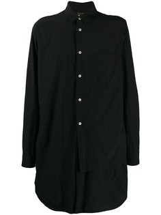 Comme Des Garçons Homme Plus длинная рубашка с нагрудным карманом