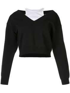 Alexander Wang топ с V-образным вырезом