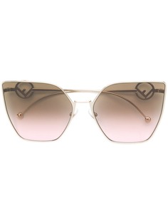 Fendi Eyewear большие очки "кошачий глаз"