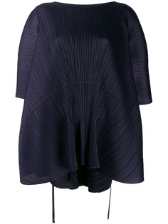 Pleats Please By Issey Miyake oversized pleated top