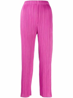 Pleats Please By Issey Miyake high-waisted pleated trousers