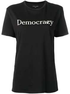 6397 democrazy print T-shirt