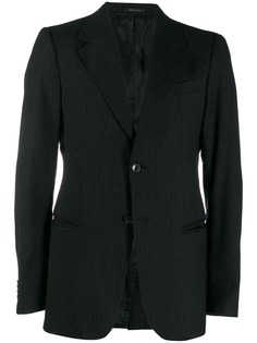 Giorgio Armani Pre-Owned блейзер 1990-х годов в тонкую полоску