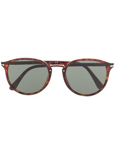 Persol солнцезащитные очки в круглой оправе