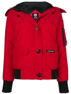 Canada Goose trimmed hood puffer jacket