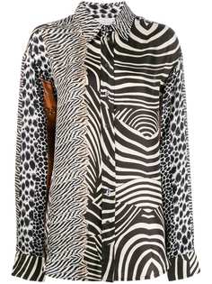Pierre-Louis Mascia animal print shirt