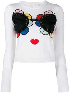 Alice+Olivia flower detail shirt